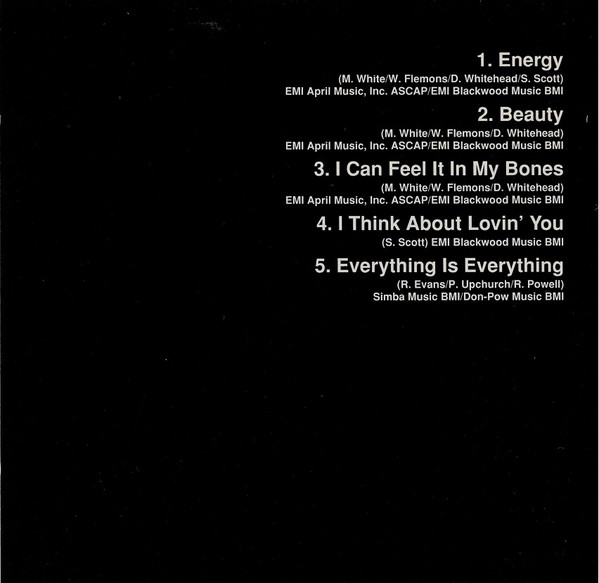 Earth, Wind & Fire  The Need Of Love : Front + Inlay